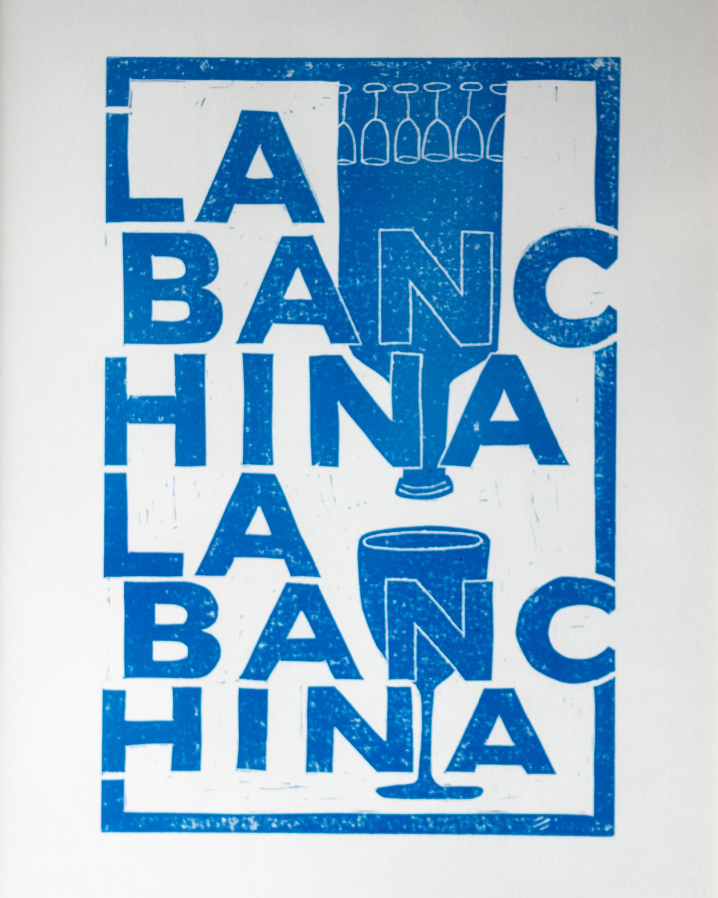 'La Banchina 2026' Original linocut by Isuru Perera