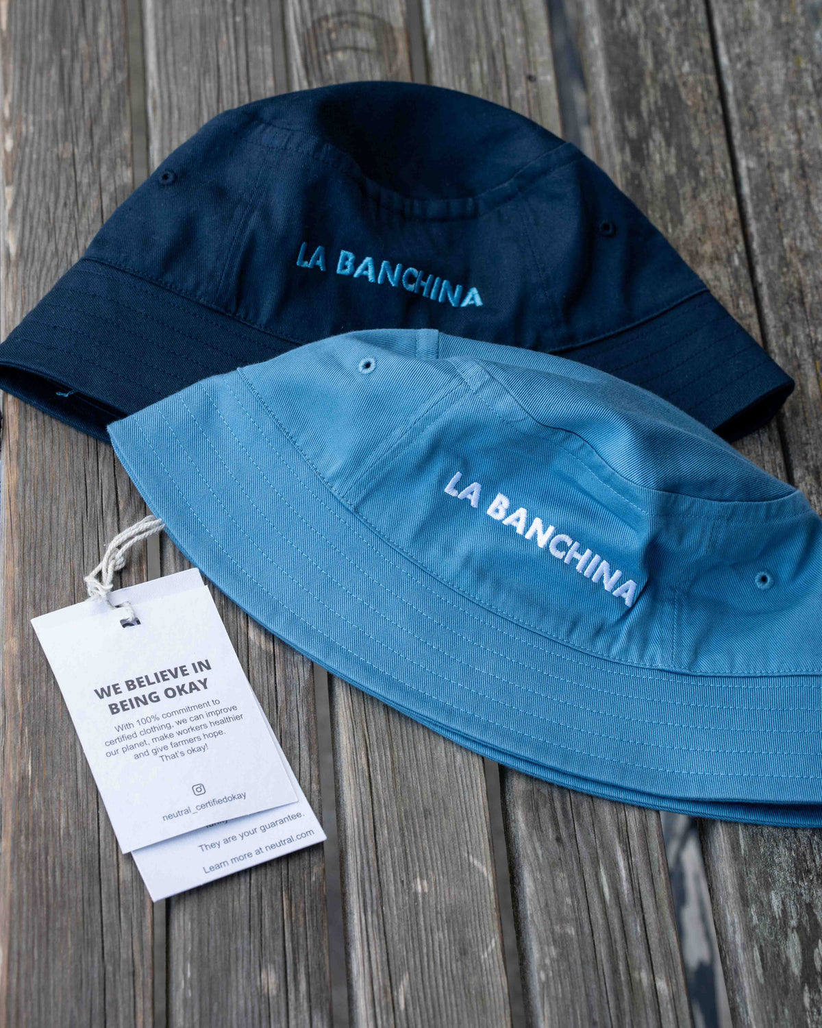 BLUE BUCKET HAT